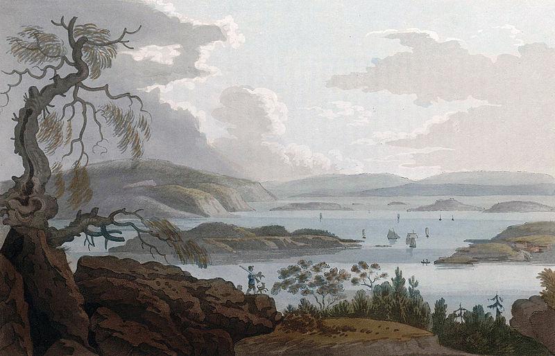John William Edy View from Egeberg Sweden oil painting art
